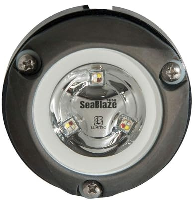 Lumitec Lighting 101457, Mini LED Underwater Light, Surface Mount, Zambezi, Blue Non-Dimming