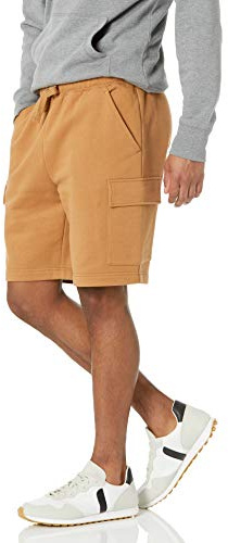 Amazon Essentials Pantalones Cortos Cargo de Forro Polar Hombre