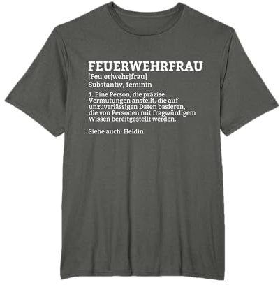 Feuerwehrfrau T-Shirt