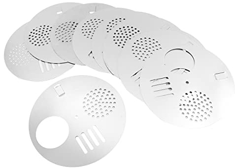 WANGCL 10 st bi bikupa ingång rostfritt stål bikupa grind bi bikupa startkit för bikupor för trädgård bikupor för biodling – 6,8 cm