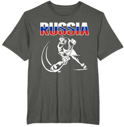Russland Eishockey-Liebhaber Trikot – russische Hockey-Team-Fans T-Shirt