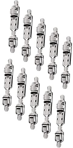 Peukerty 10 Stück Angelrutenhalter, Angelrolle, Angelrollen, Halter, Deck, Angelrad, Rutenhalter, Angelzubehör
