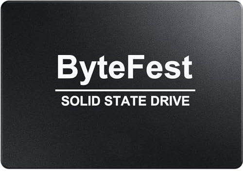 ByteFest SSD 512GB Unità a stato solido interne 2.5 SATA III 7mm disco ssd interno, per Laptop e PC Desktop