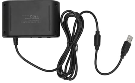 Adattatore Convertitore Gamepad 2 in 1 con per Joystick N64 su PC, Supporta 2 Controller, Interruttore con un Pulsante per e Home Page del PC, per Adattatore,