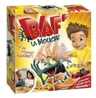 Juego de mesa infantil baf' la mosca: captura rápida la mosca pero no la mariquita - Set de mesa con tarjeta de tigre