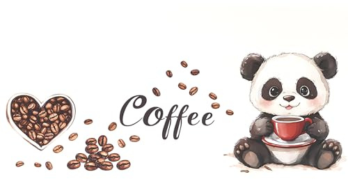 Duoyif Adesivi Murali Caffè Tazza Cucina Adesivo Da Parete, Coffee Decorazione Per Cucina, Murale Per Ufficio Ristorante Cafeteria