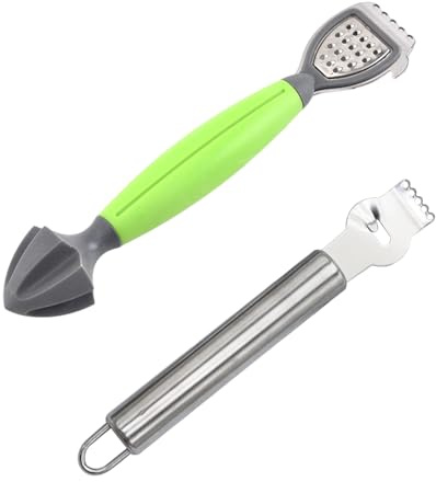 SGSCFG 2 Pièces Outils Au Citron, Couteau À Chaussures De Fruits Ménagers, Simple Lecteur, Outils De Cuisine Multifonctionnels, Besoins De Cuisine.
