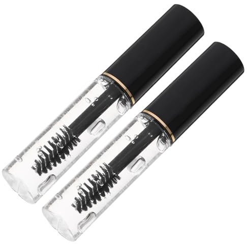 BAZEITFLOW 2 Stück Augenbrauen Fixiergel 10g Transparent Wasserfest Langanhaltendes Gel Mit 360° Bürstenkopf Für Natürliches Augenbrauen Make up