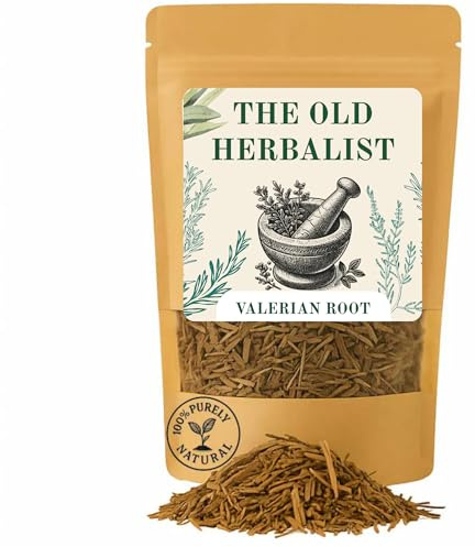 Valerian Root Tea Loose 50 g – Herbal Valeriana Officinalis Infusion for Relaxation & Restful Sleep – 100% Natural, Caffeine-Free Loose Leaf Tea by The Old Herbalist
