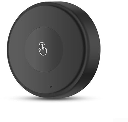 Szenenschalter-Controller, Szenen-Tastenschalter für Tuya für Zigbee Wireless Smart Home mit wiederaufladbarem 450 mAh Akku, IP55 wasserdicht (schwarz)