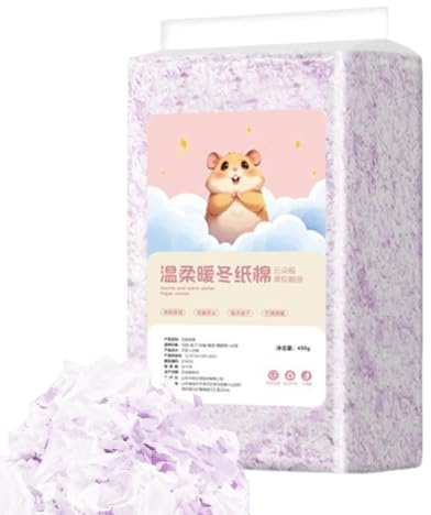 Fenytay Hamster Bedding Odor Control,450g Wood Chips Odor Control | Hamster Mouse Bedding | for Bunny Pet Gerbil Animal Sleeping Nesting Supplies