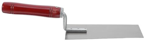 Holibanna Stainless Steel Concrete Trowel with Wood Handle, Large Masonry Finishing Plastering Trowel for Wall, Floor, Grout, and Drywall Application