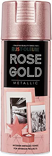 Rust-Oleum 400ml Metallic Spray Paint - Rose Gold