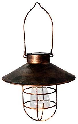 Shunfaji Lanterne Solaire, Lampe Décorative étanche en Fer Intelligent, Lumière Suspendue De Décoration De Jardin Extérieur pour Décor De Patio De Jardin