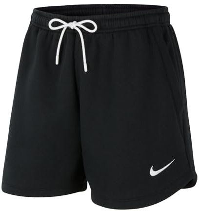 Nike Damen W Nk Flc Park20 Kz Shorts, Schwarz / Weiss / Weiss, XS EU