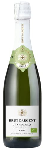 Brut Dargent Chardonnay BIO - Qualitativ hochwertiger Chardonnay Trocken Sekt BIO aus Frankreich (1 x 0.75 L)