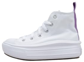 Converse A03667C Chuck Taylor All Star Move Platform, Hombre, White/Pixel Purple/White, EU 40