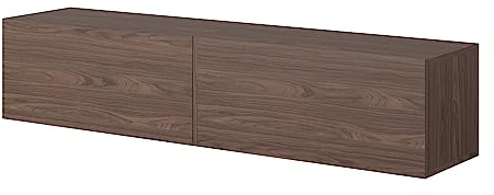 Selsey Meuble TV Armoire De Télévision 140 cm Suspendu Salle De Séjour Chambre À Coucher Noix Bisira