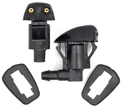 Click&Fit Front Windscreen Washer Nozzles Compatible withToyota Camry 2002-2006, Corolla 2003-2008, Prius 2001-2009, Toyota Sienna 2004-2010– Wiper sprayers Replases 8538144010