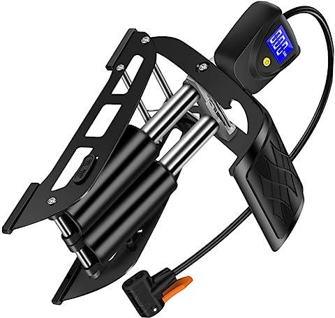 Toddmomy Elektrische Luftpumpe Mit Digitalanzeige Tragbar Und Kompakt Für Fahrrad Elektroauto Motorrad Basketball Fußball Und Mehr Aufblasbare Gegenstände Pedal-betrieben Langlebiges Materi