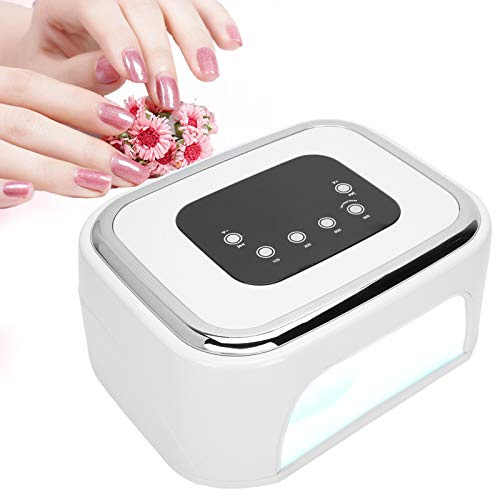 ZJchao UV Lampe für Gelnägel, 80W Nagel UV LED Licht, Mit 42 Lampenchips, LCD Display, Intelligente Sensorsteuerung und 4 Zeiteinstellungen 10s/30s/60s/99s für Schnelles Trocknen (EU)