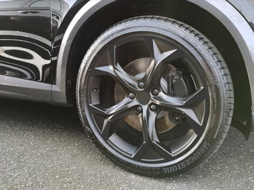 SB CarDesign Felgen-Aufkleber passend für Cupra FORMENTOR 8x19 Zoll ET40 Felgen (Mattschwarz)