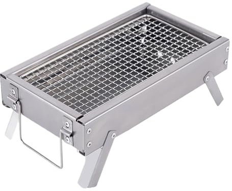 Picknickgrill Grill Campinggrill Tragbarer Klappgrill Aus Edelstahl Für Den Außenbereich, Holzkohlegrill Für Picknick Zu Hause BBQ Grills