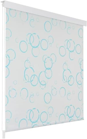 Juroupi Duschrollo 80x240 cm Blasenmuster Vorhang Dusche Duschrollo FüR Badewanne