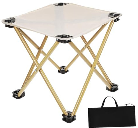 OFFSCH Klapphocker Campinghocker Tragbarer Hocker Outdoorhocker Picknickhocker Faltbarer Hocker Campingstuhl Mit Tragetasche