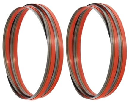 Sägeblätter， 2 Stück 3550 x 16 mm / 140 x 0,6 Zoll lange Bandsägeblätter, 4 TPI-Sägeblätter for Kurvenschnitte in der Holzbearbeitung, 170820