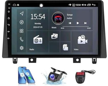 Autoradio Android 13 per JAC Refine S3 S4 2018-2022 - Senza Fili Carplay Android Auto - Audio Touchscreen da 9 pollici - Controllo del volante/Radio FM RDS DAB + Telecamera DVR(NF-1)