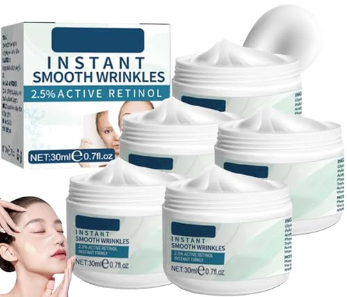 5 Sekunden Lifting Firming Anti-Aging Creme Frauen, Antifaltencreme Soforteffekt, Instant Face Tightener Cream, Natürliche Feuchtigkeitscreme für Glatte Hau, For Tränensäcke und schlaffe Hauts (5)