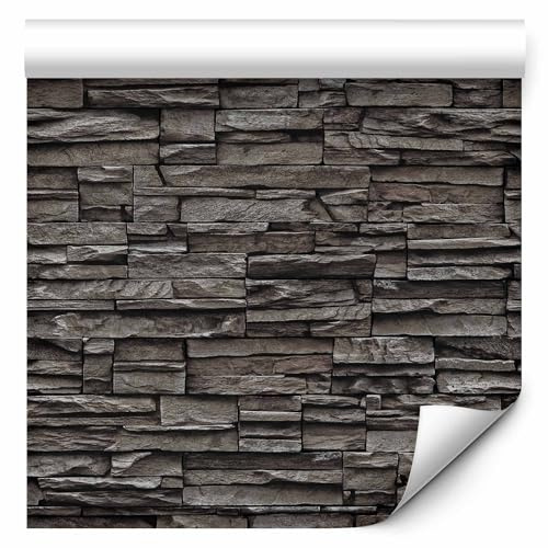 murando - Fototapete selbstklebend Steinwand Steinoptik, Schlafzimmer | Selbstklebend ohne Kleister, Full HD Druck, ideal fürs Wohn- oder Schlafzimmer, schnelle Montage, lichtbeständig, geruchsfrei