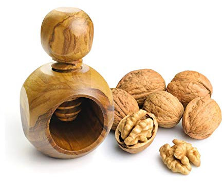 Quepuedoregalar Cascanueces clásico Madera Olivo fabricación Artesanal en España