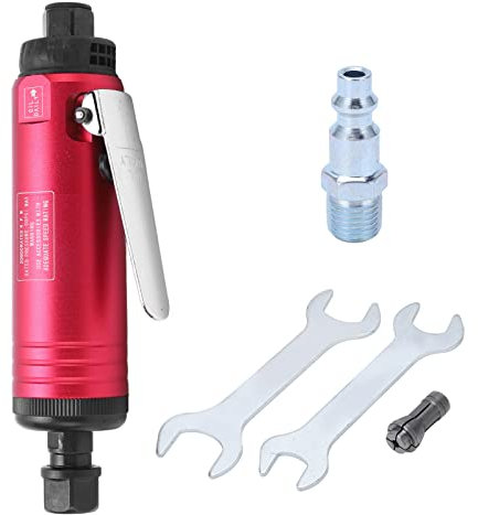 Amoladora Recta De Aire, 20000 RPM, Mini Herramienta De Pulido Fuerte, Herramienta Eléctrica Liviana Con Pinza De 3 Mm Y 6 Mm, Herramienta De Molienda Neumática(American)