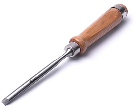 Samnuerly Chrome Vanadium SteelCarpenter Half Round Woodworking Chisel Set Wood Carving Gouge Tool Chisels (Size : 24mm) (12mm) (6mm)