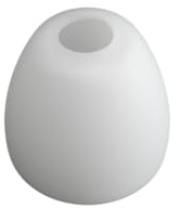 Ersatz Lampenschirm 5338 für Paul Neuhaus - Glas Schirm Ø passend für Pendellampe Tischlampe Fluter & Leuchte -Ersatzglas Lampenglas G9 5338 - Glas Ersatzschirm weiß matt rund für Lampen & Leuchten
