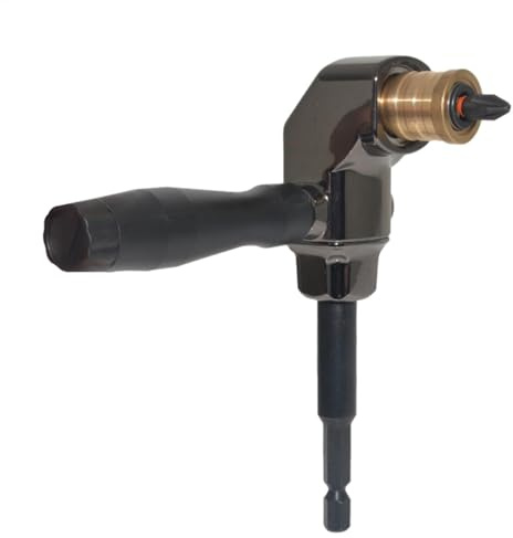 Trapano ad angolo retto da 90 gradi, accessorio per trapano a 90 gradi, adattatore per trapano a 90 gradi, adattatore per trapano ad angolo retto, impugnatura ergonomica per spazi ristretti, trapani