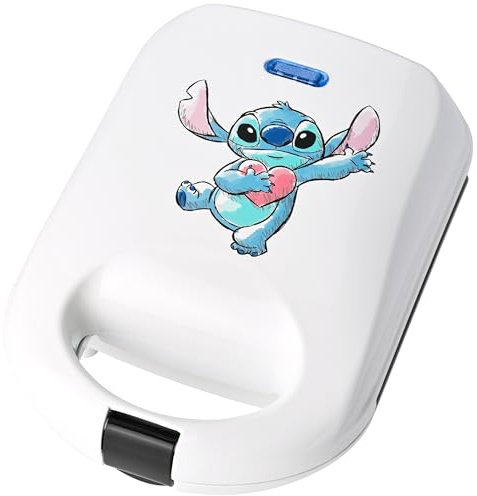 Select Brands Disney Lilo & Stitch Cake Pop Maker - Ceramic Nonstick Cooking Plates - Includes Maker and 25 Sticks - Gifts for Disney Lovers - Makes 4 Stitch Cake Pops
