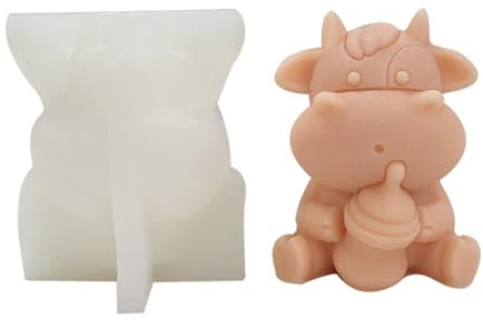 Moldes de vaca 3D, moldes de silicona, moldes de jabón, moldes de arcilla, moldes de resina para ganado lechero