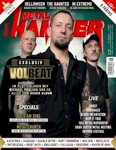 Metal Hammer Magazine Germany 2025-06 Volbeat Metal Church Ghost Godsmack