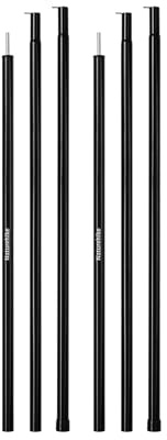 Naturehike Sonnenverdeck Stange 2er-Set, 2,5 mm verdickter Rohrdurchmesser | Zeltstangen Windbeständig Hochbelastbare Teleskopstange aus Eisen, Mehrzweck Aufstellstange