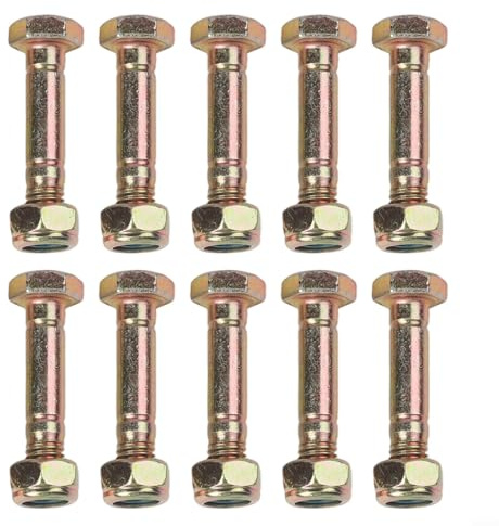 516 Scherbolzen und Mutter-Set für Ariens Schneefräsen Ersatzteile für 52100100 PRO Schneefräsen mit 26 28 32 66 Zoll Räumbreiten (10 Stück)