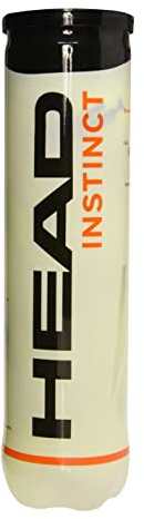 Head Instinct 4er Dose Tennisball, gelb, nosize
