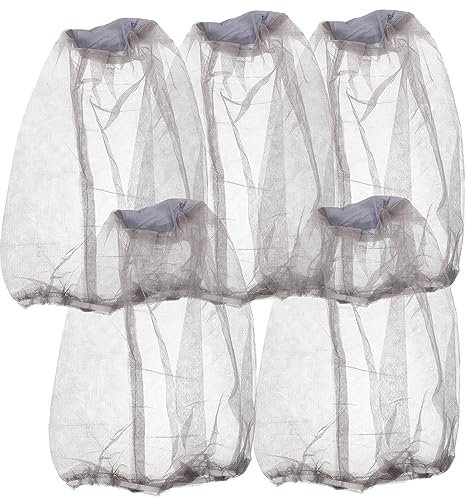 BESPORTBLE 5pièces Chapeau De Anti-Insectes avec Filet pour Camping Et Activités De Plein Air pour Visage Cou Conception Aérée Et