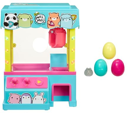 The Original Moj Moj Claw Machine de 36 cm con Personaje Squish de Purpurina, Luces, Música y Sonidos Arcade