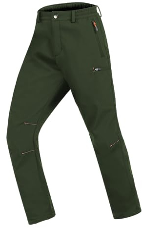 Zoofly Kinder Skihose Gefütterte Softshellhose Atmungsaktiv Winddicht Winter Schneehose Jungen Thermohose Mädchen Warm Outdoorhose Wanderhose Kinder Snowboard Hosen
