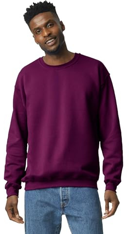 Gildan Unisex-vuxen, fleece, rund hals, tröja, stil G18000, multipack, 3XL