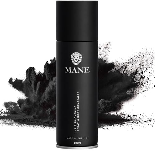 Mane 200 ml (Jet Black) Hair Thickening Spray Direct from the manufacturer