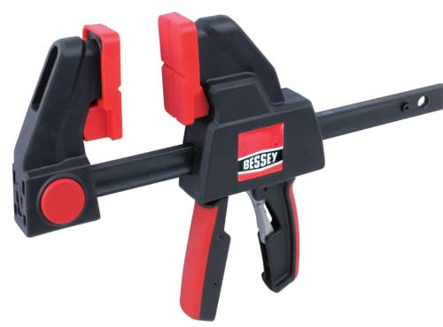 BESSEY EHK Series - 600 lb Clamping Force - 06 in - EHKXL06 Trigger Clamp Set - 3.125 in. Throat Depth - Wood Clamps, Tools, & Equipment for Woodworking, Carpentry, Home Improvement, DIY